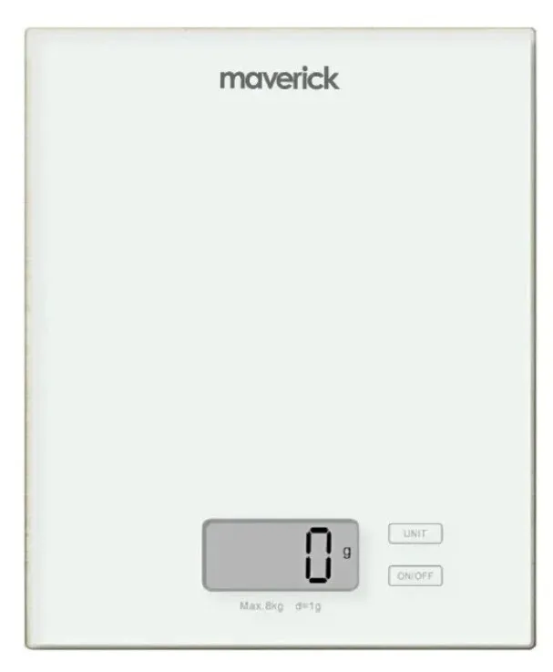 Balanza DE Cocina Maverick 8KG Blanca
