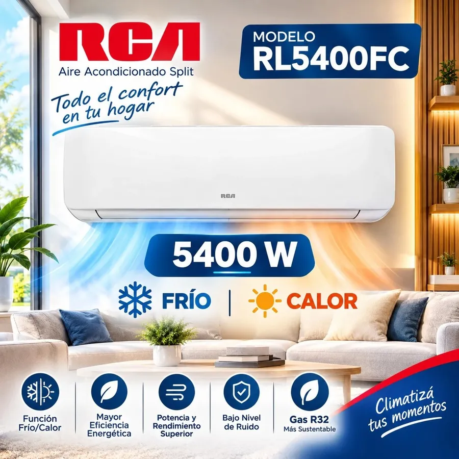 Aire Acondicionado RCA 5400W Frio Calor