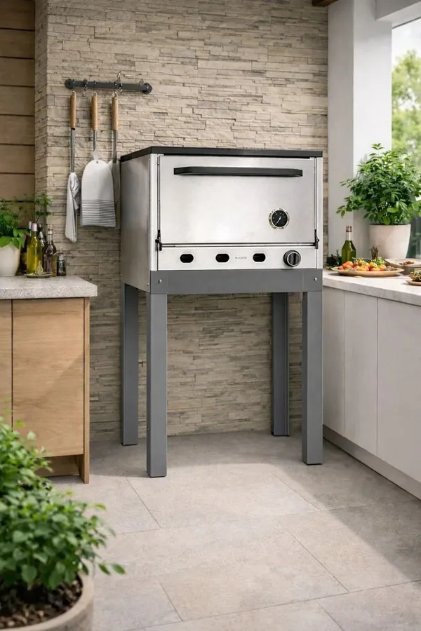 Horno Pizzero Morelli Saho Kuma 6 Moldes GAS Envasado