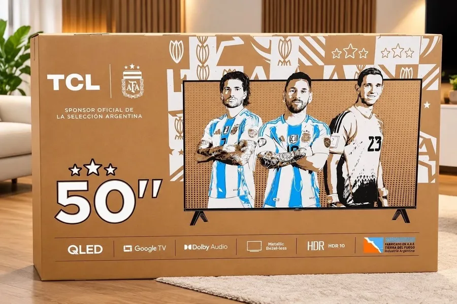 Smart TV 50"TCL Qled C/Google TV