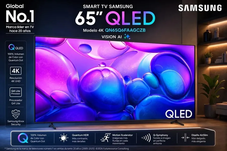 Smart TV Samsung 65" Qled
