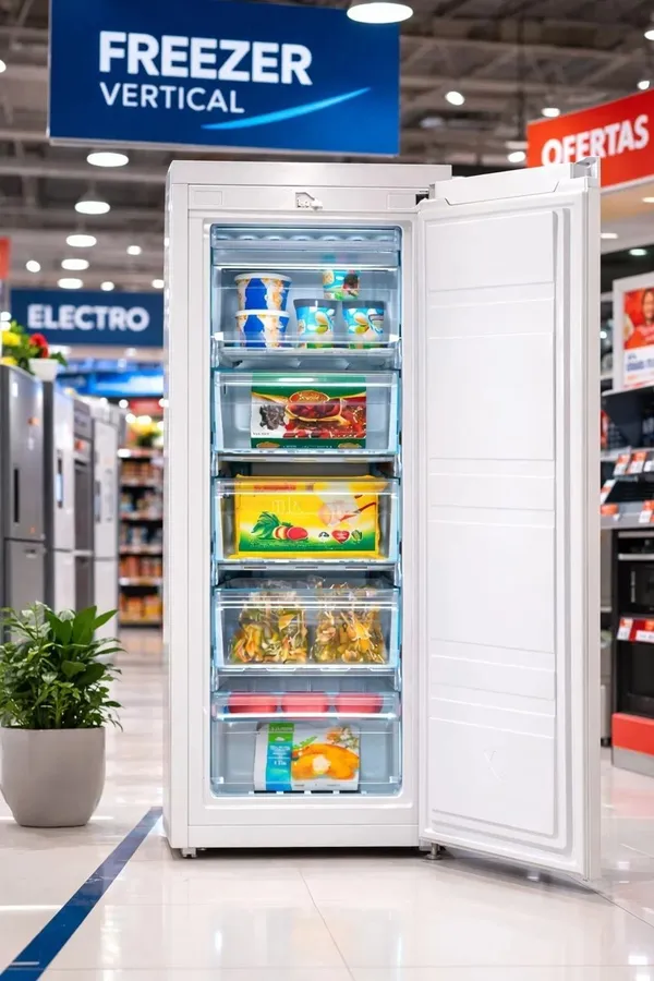 Freezer Vertical Midea 160LTS Blanco