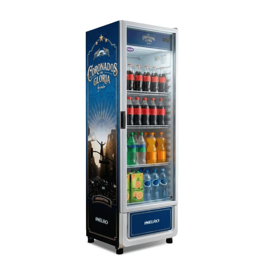 Heladera Expositora Inelro MT17 470 LTS.C/Forz LED Coronados de Gloria