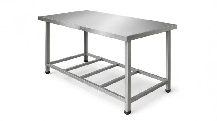 Mesa de trabajo acero inox. ANTONELLA 190x70x85 cm