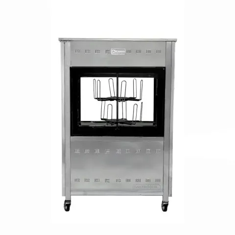 Horno con Spiedo CALABRO 12 pollos