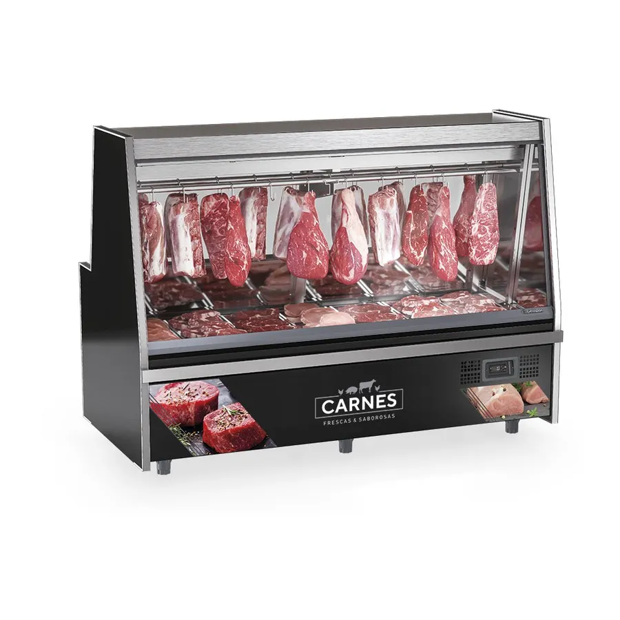 Expositor DE Carnes Inelro 200 Negro FSGAT20N